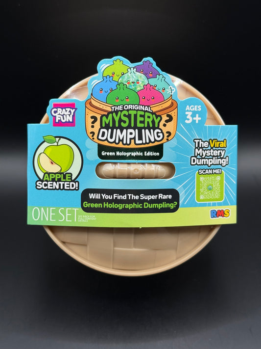 Crazy Fun RMS Mystery Squishy Dumpling - Green Holographic Edition (Apple)