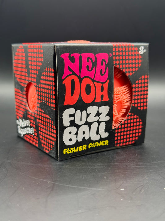 NeeDoh Fuzz Ball Flower Power (Orange)