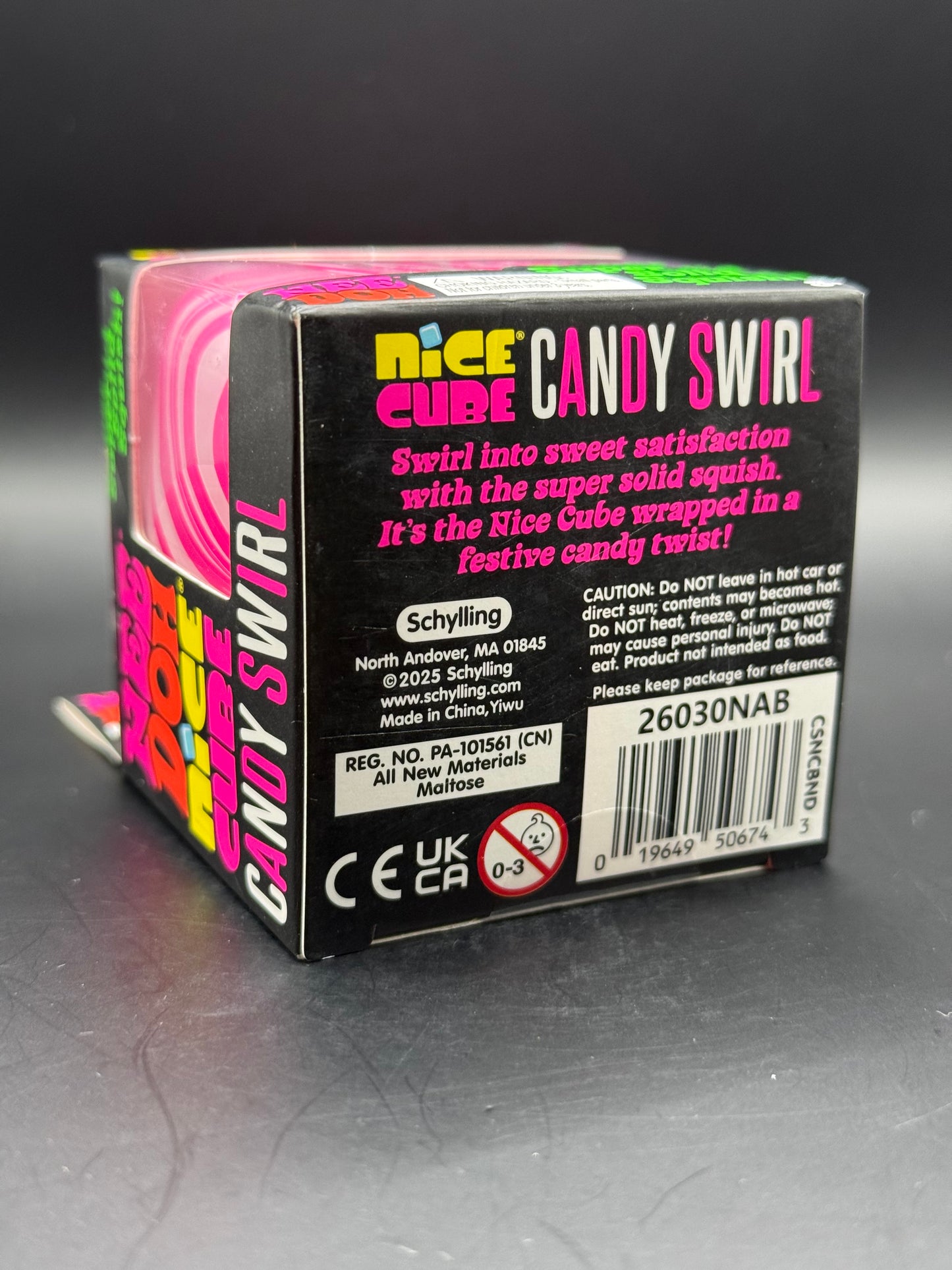 NeeDoh Nice Cube Candy Swirl