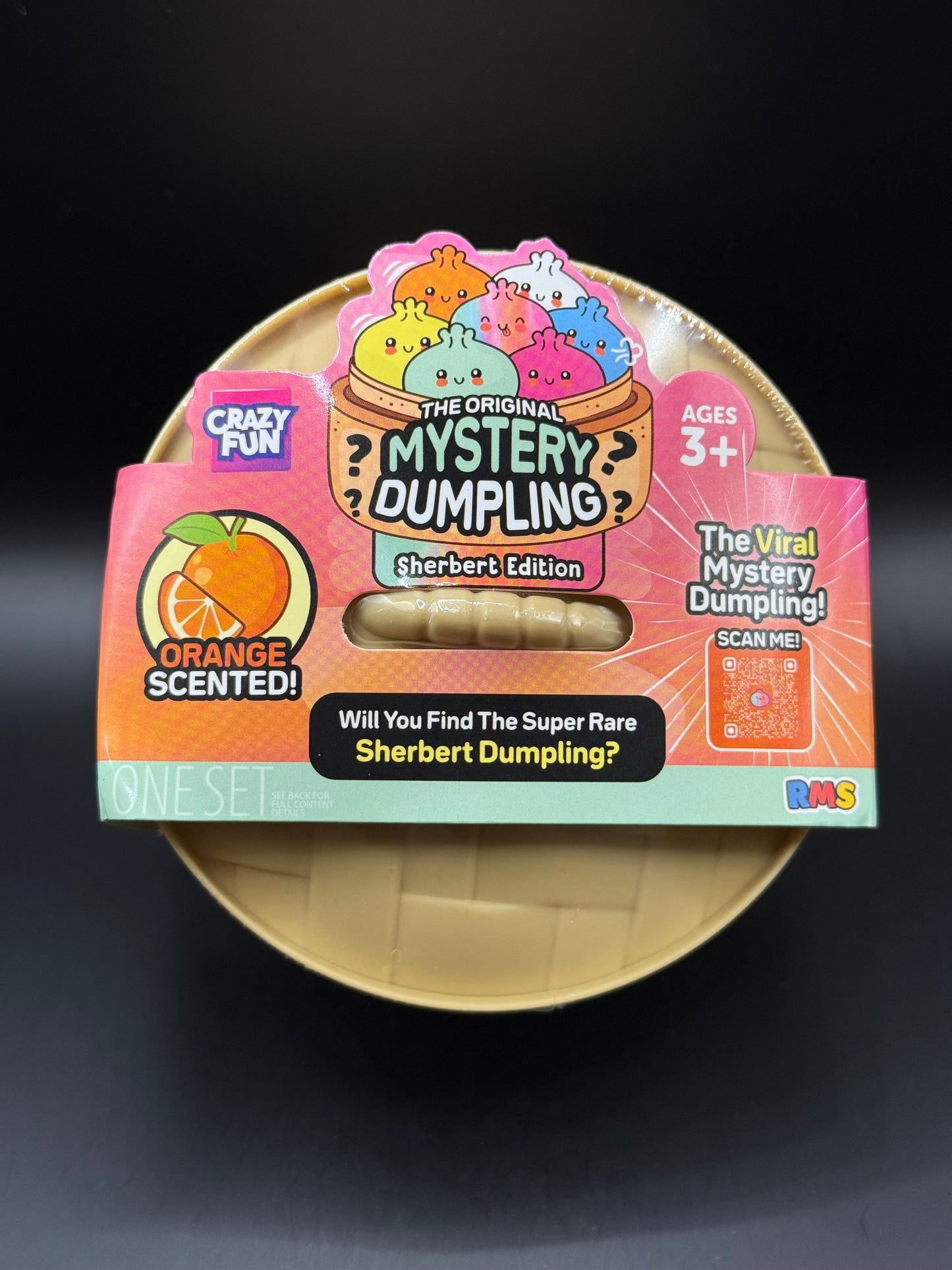 Crazy Fun RMS Mystery Squishy
Dumpling - Sherbert (Orange)
Edition