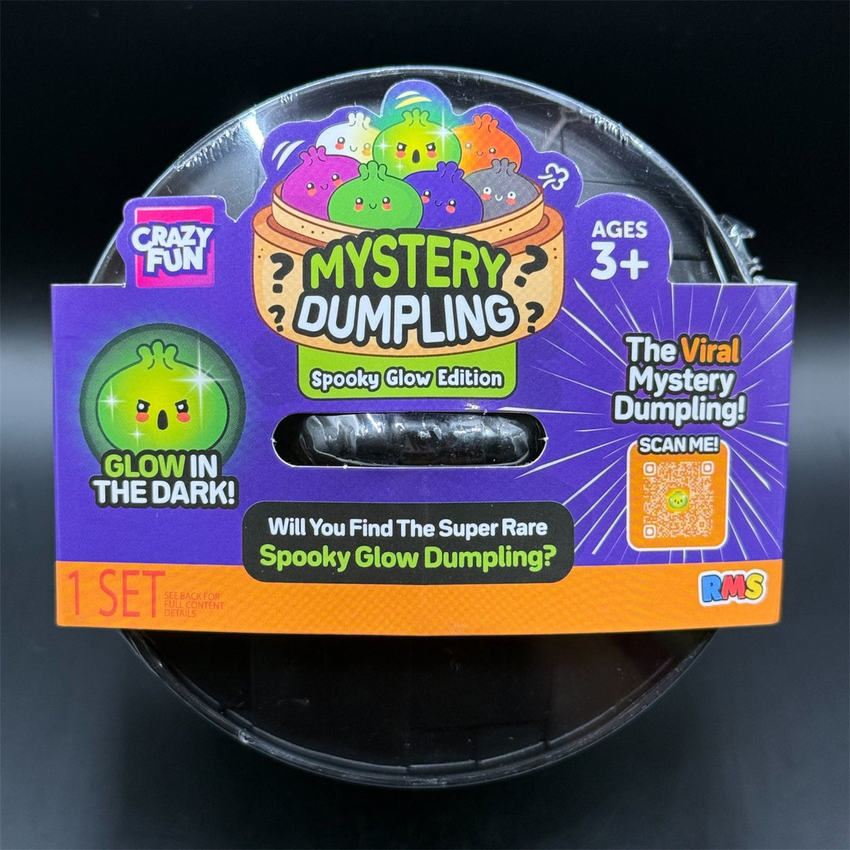 Crazy Fun RMS Mystery Squishy Dumpling - Spooky Glow Edition