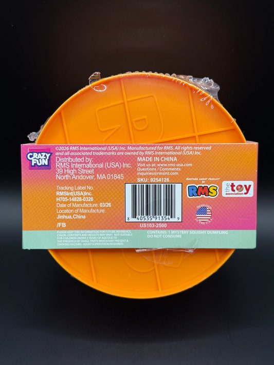 Crazy Fun RMS Mystery Squishy Dumpling - Sherbert (Orange) Edition