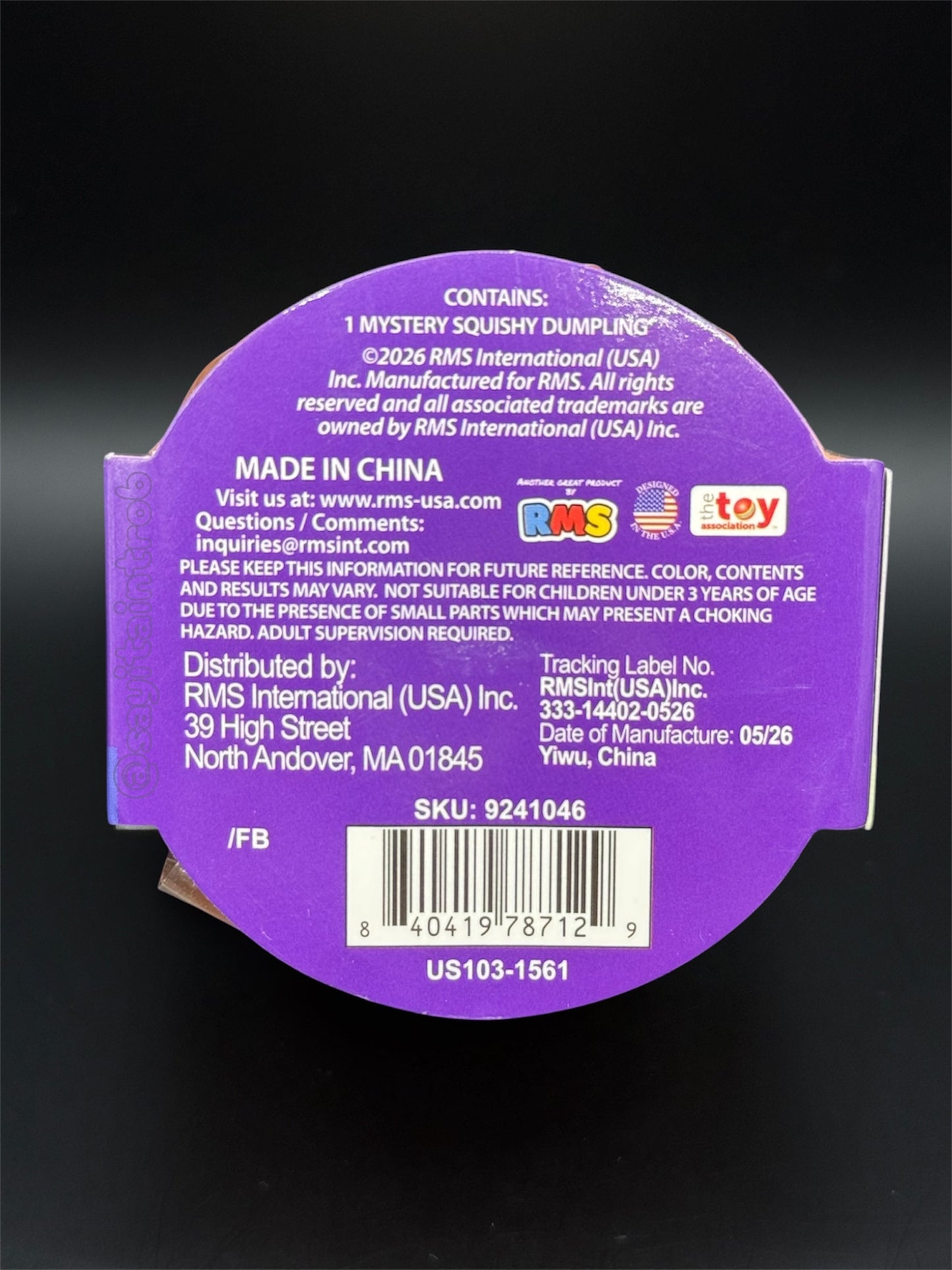 Crazy Fun RMS MINI Mystery Squishy Dumpling - Spooky Edition