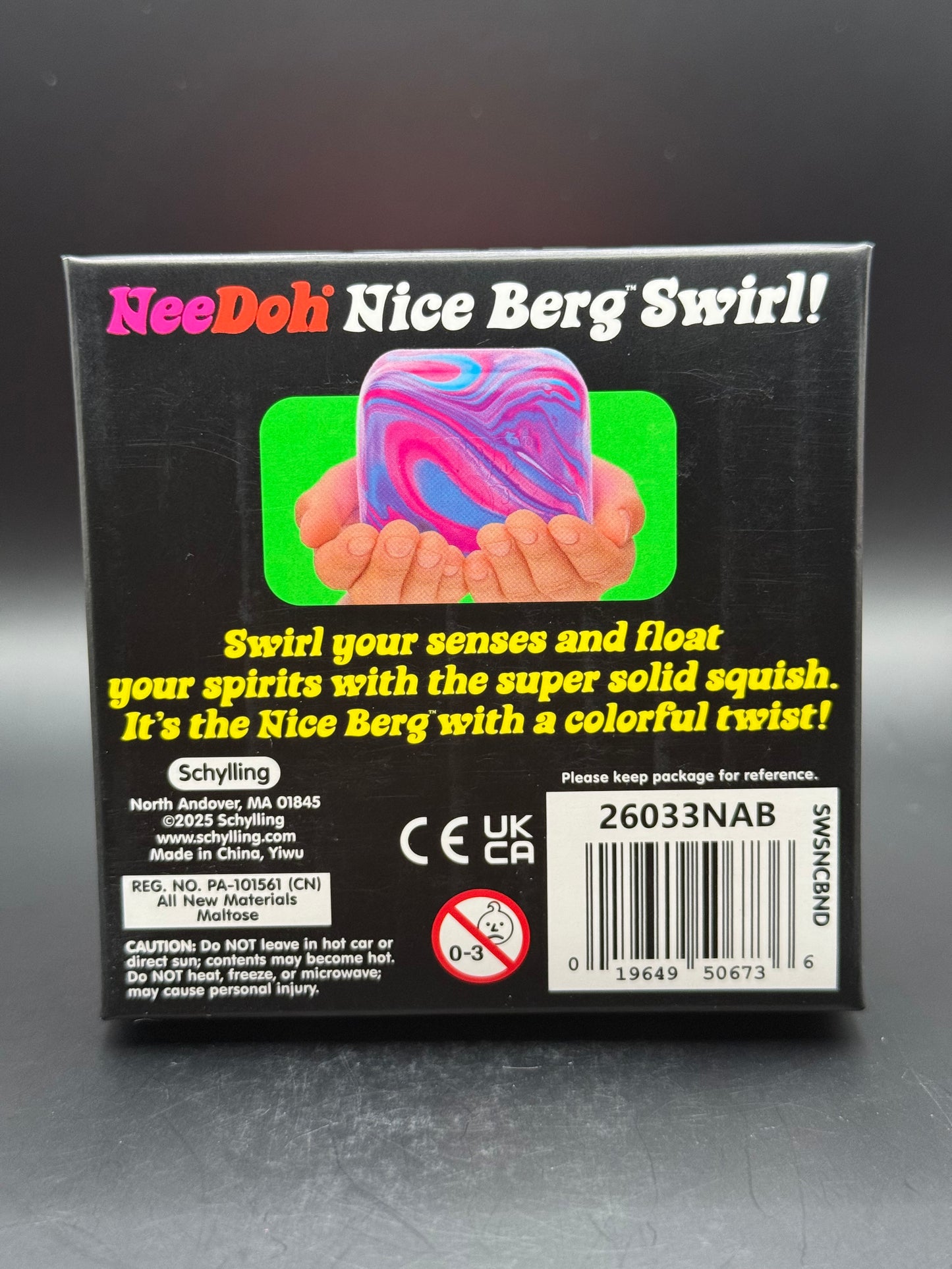NeeDoh Nice Berg Swirl (Orange)