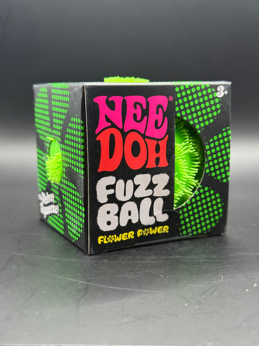 NeeDoh Fuzz Ball Flower Power (Green)